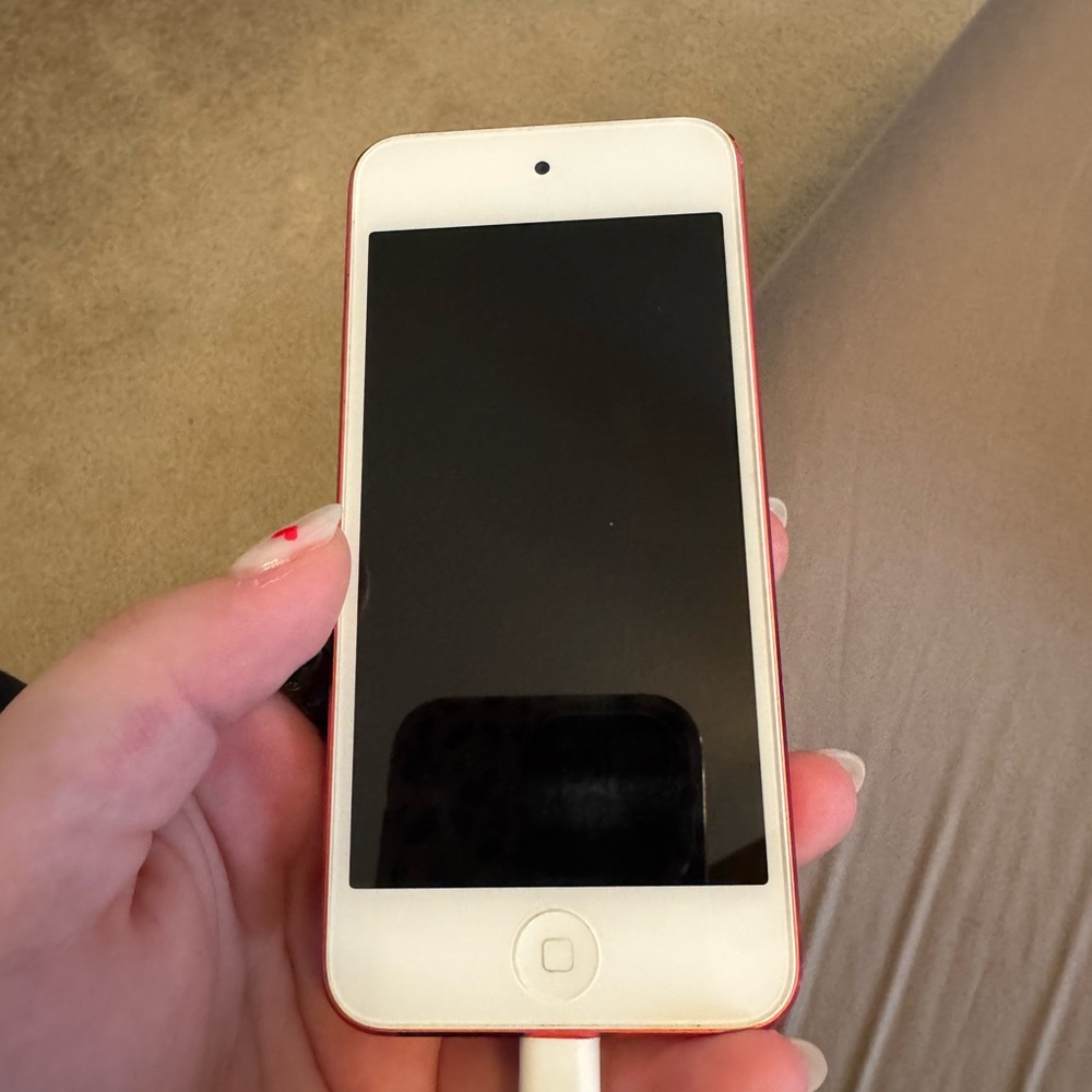 Apple iPod Touch Red and White